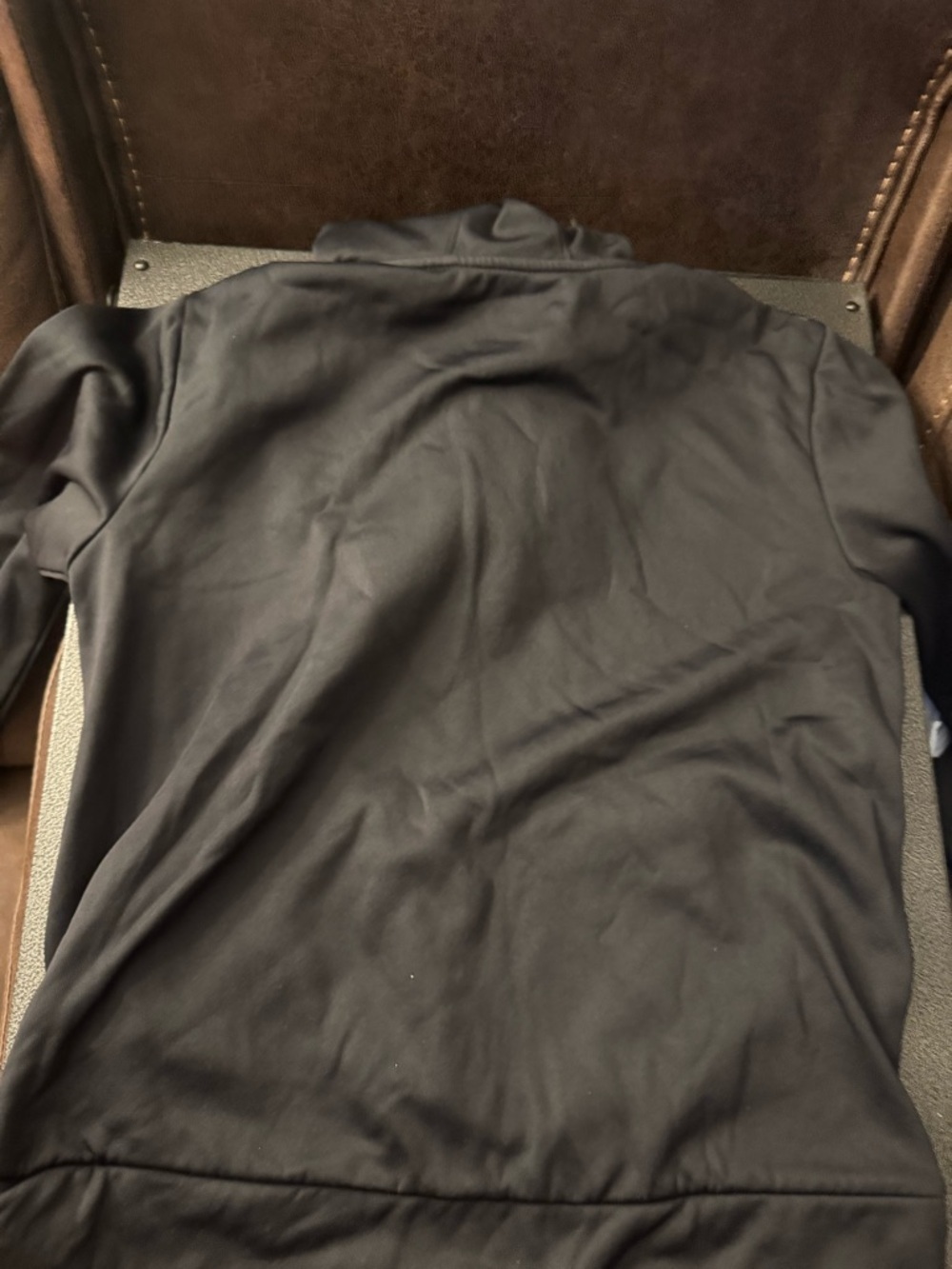 Under Armour Black Hoodie with White UA Emblem Size Small - Picture 6 of 6